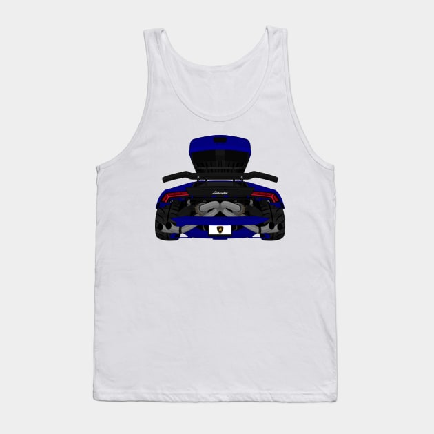 HURACAN NAVY Tank Top by VENZ0LIC